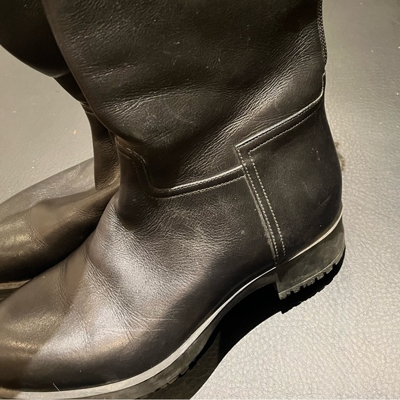 Hermès Black Calfskin Leather Jeep Boots - Picture 7 of 7